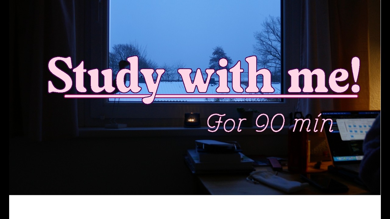 Study with me for 90 min | Total focus | Lofi - Beats | Hamburg/Germany