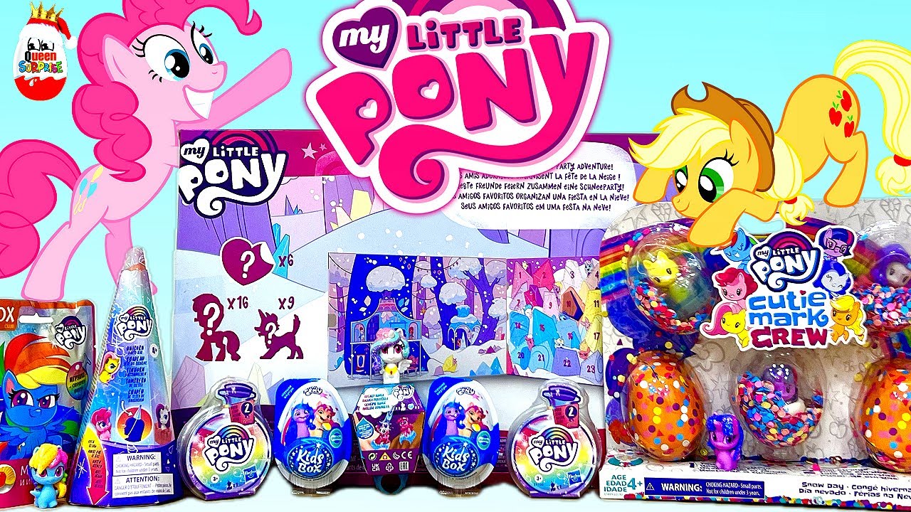 MIX MY LITTLE PONY! Surprise Advent Calendar, Collectible Toys, Surprise unboxing