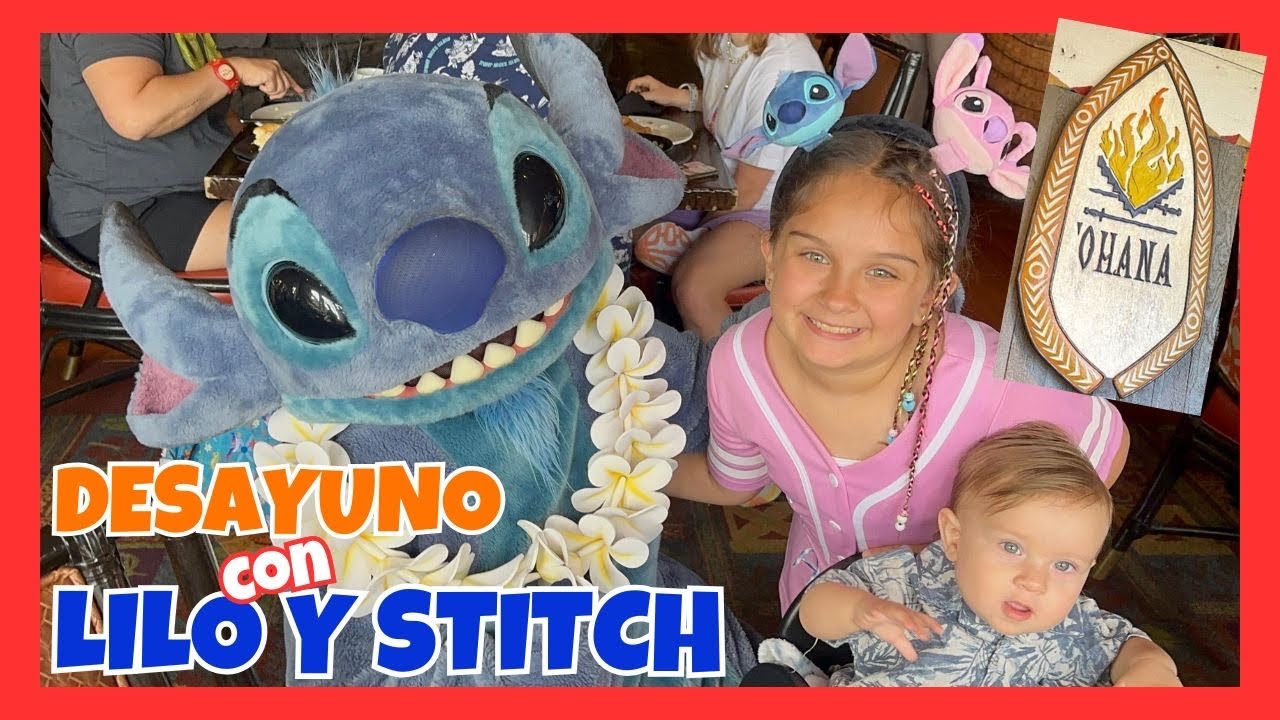 Desayuno con Lilo & Stitch en Ohana!!! #WDW #disneyresorts #disney