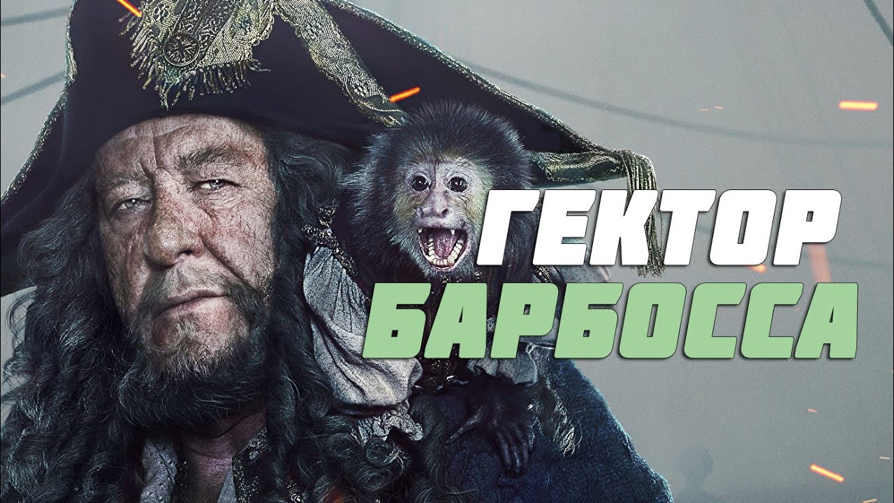 Пиратский барон Гектор Барбосса из фильмов Пираты Карибского моря