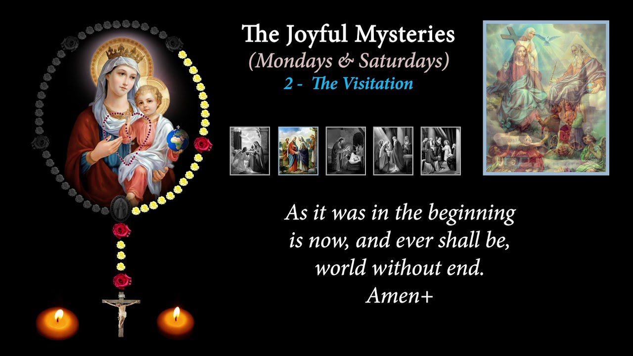 Rosary: Joyful Mysteries, Mon & Sat (No background music)