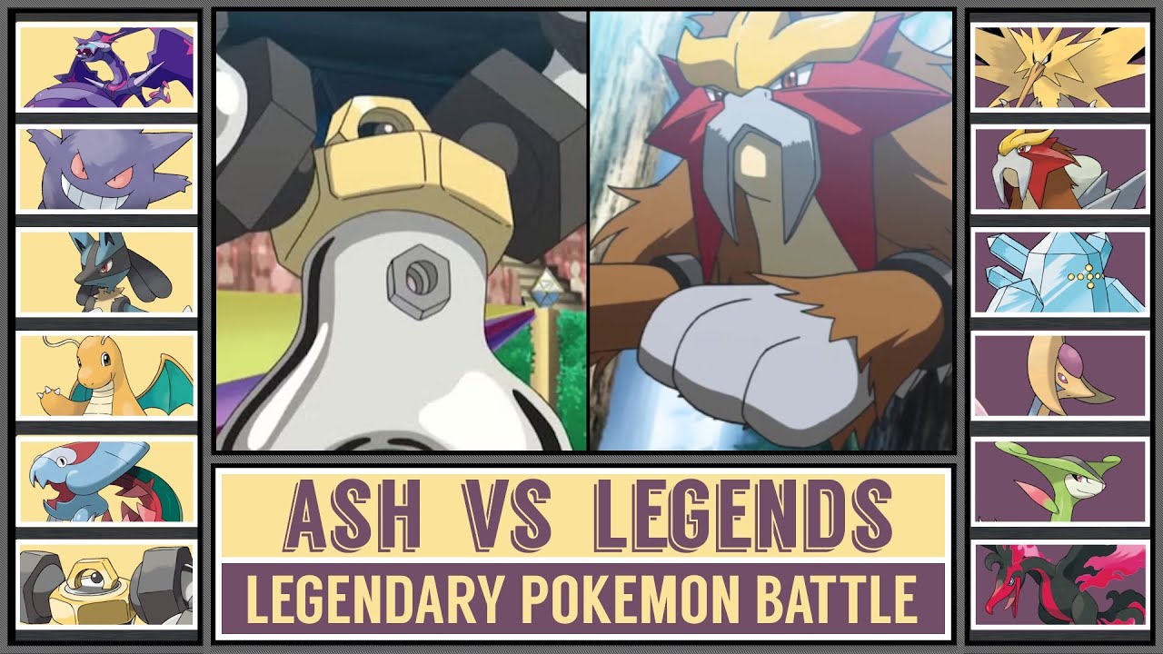 ASH vs LEGENDS | Legendary Pokémon Battle