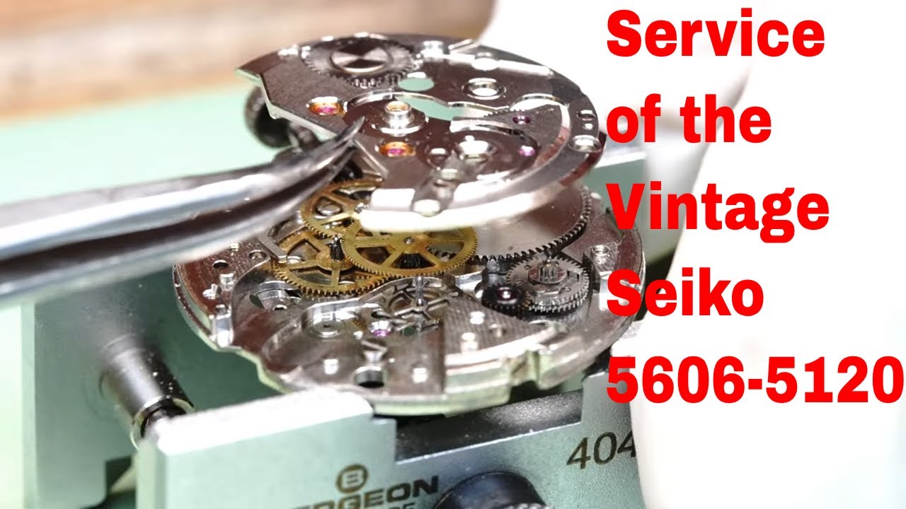 Реставрация и обслуживание винтажных часов Seiko Lordmatic 5606-5120 1973 года. Часть 2