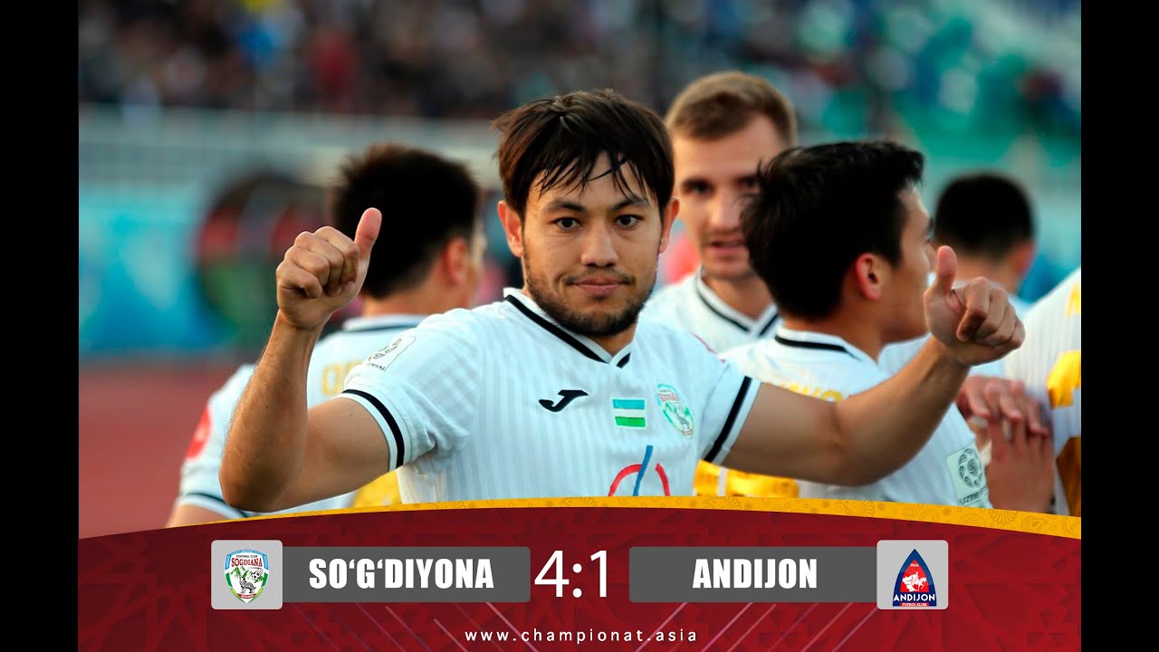 Superliga. So'g'diyona - Andijon 4:1. Highlights