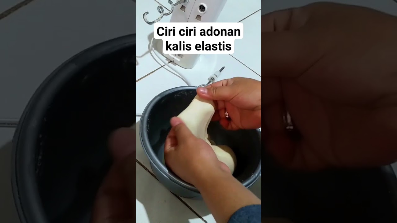 ciri ciri adonan Kalis elastis #adonandonat #donatempuk #kaliselastis #windowpane