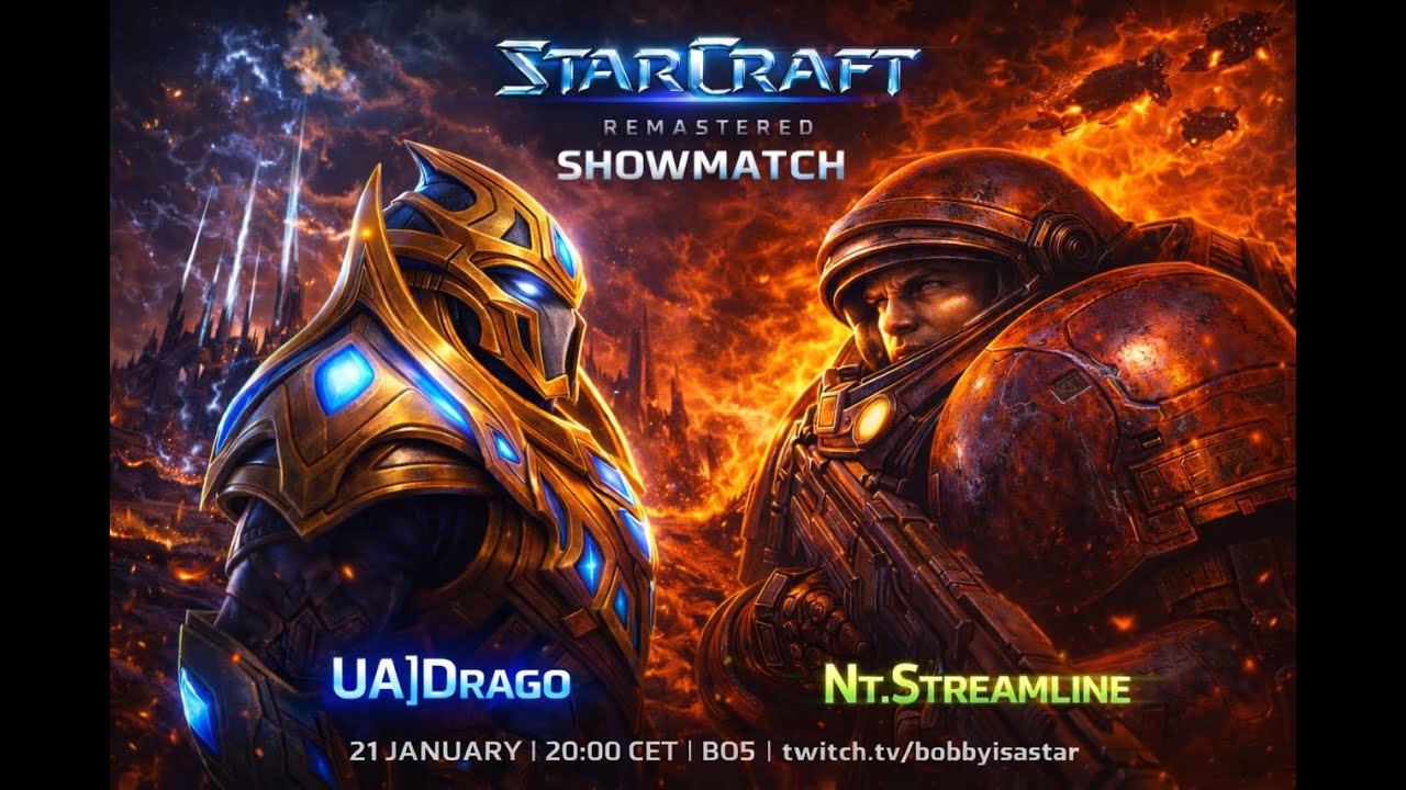 Showmatch. UA]Drago [P] vs Nt.Streamline [T]. Bo5.