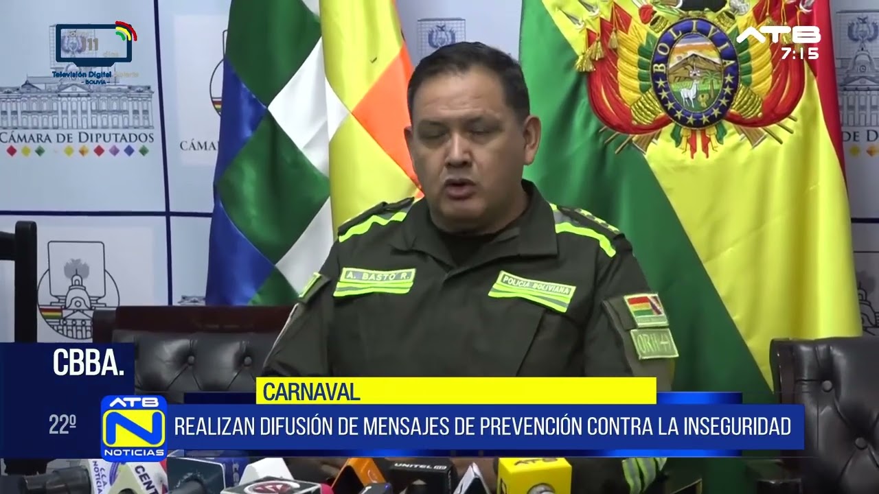 Policía desplegará el 100% de efectivos en Cochabamba por Carnaval