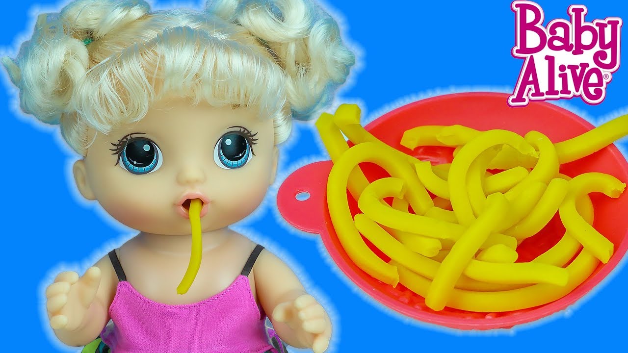 Baby Alive Spagetti Seven Bebeğime Makarna Hazırlıyorum | I Cook My Baby Spaghetti