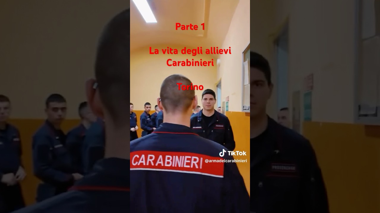 Sveglia all&rsquo;Alba: La Vita degli Allievi Carabinieri &ndash; Parte 1 | Torino #shorts #carabinieri