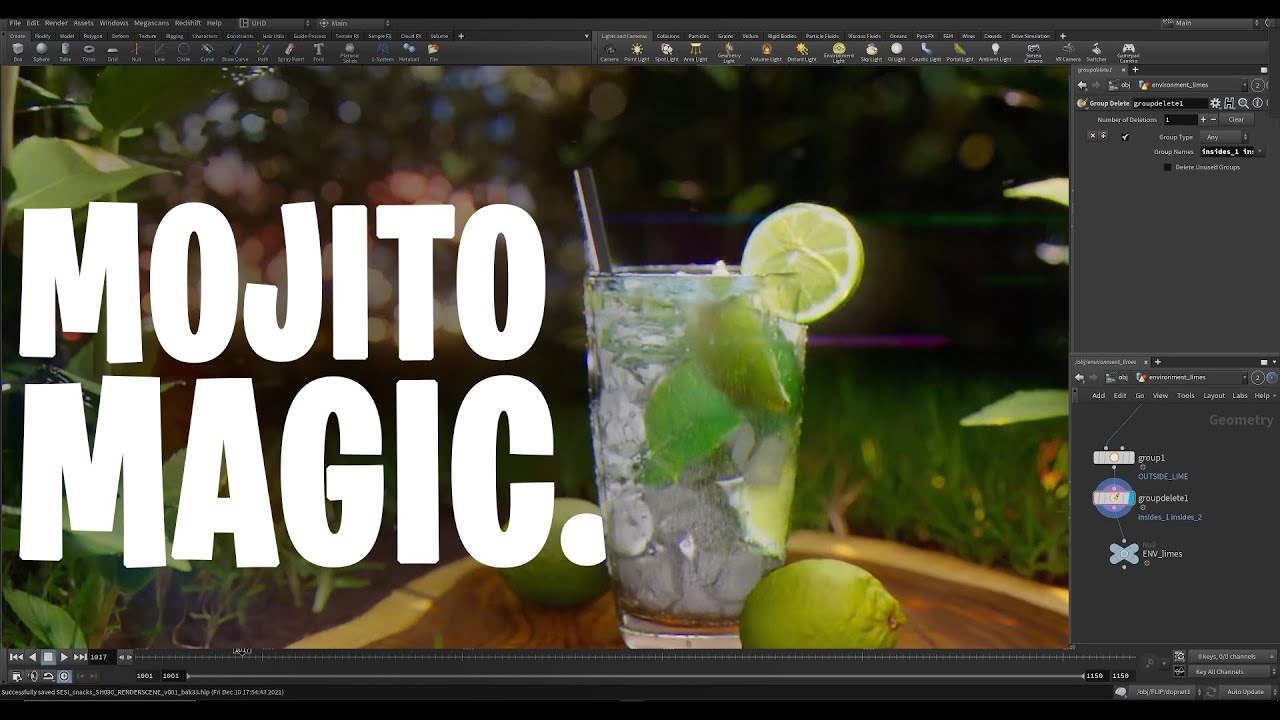 Mojito Magic - Free & Awesome Houdini Course!