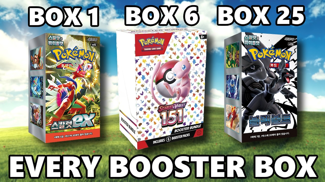 I Opened EVERY Scarlet & Violet Booster Box