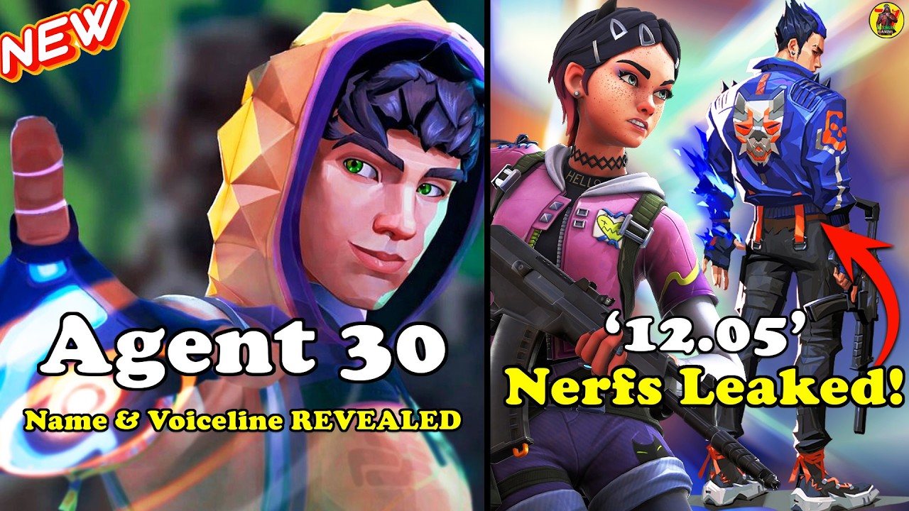 Agent 30 NAME REVEALED &mdash; MIKS! + First Voiceline, Lore & Yoru/Clove Nerfs! | Valorant 12.05