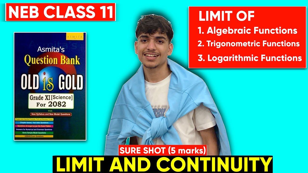 Class 11 Calculus | Limit of Algebraic, Trigonometric and Logarithmic Function Explained | GoalX