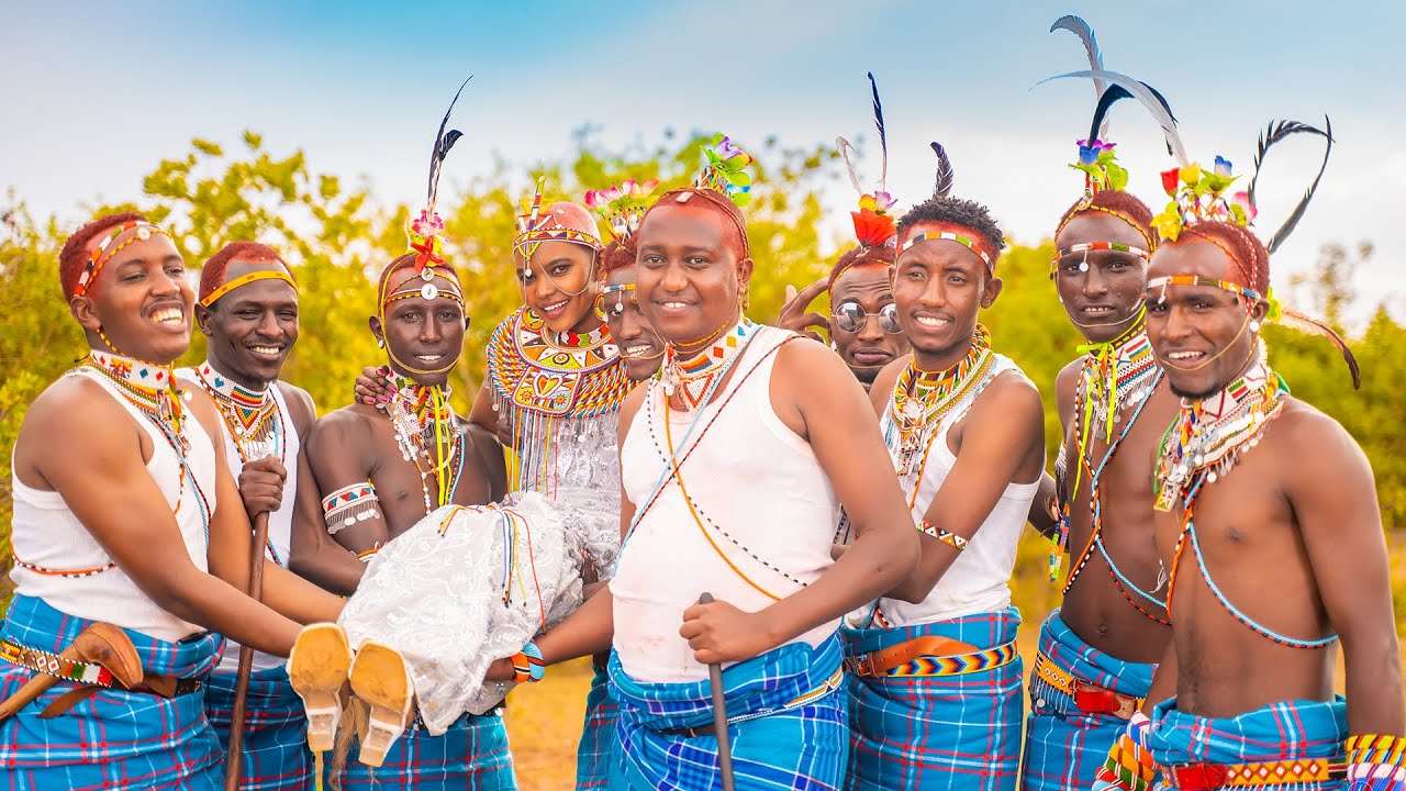 CINDY WEDS LARRY-A Samburu Wedding at Lching'ei-Loosuk.Performances by DILLA TIFFA, FANTEZ, MARMAR