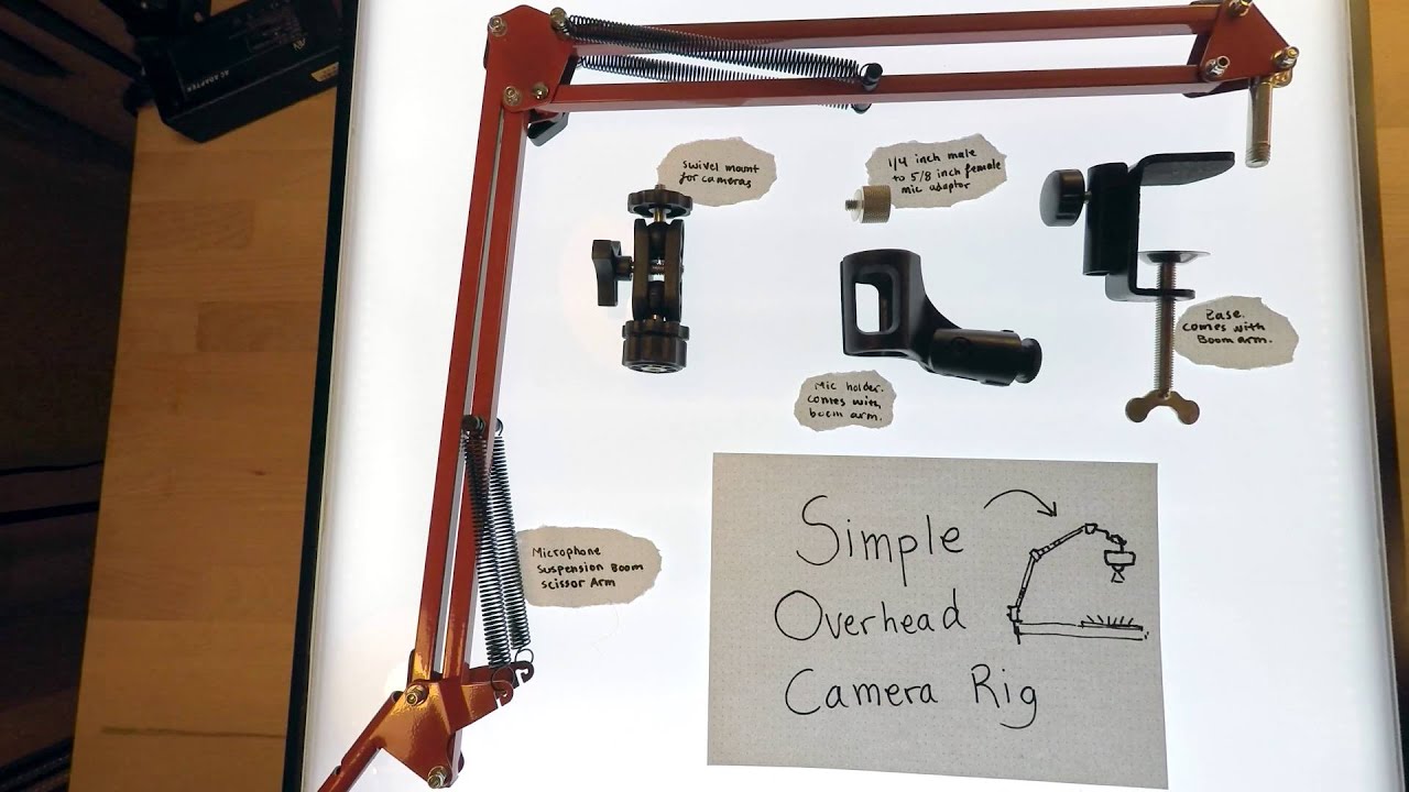 Simple Overhead Camera Rig