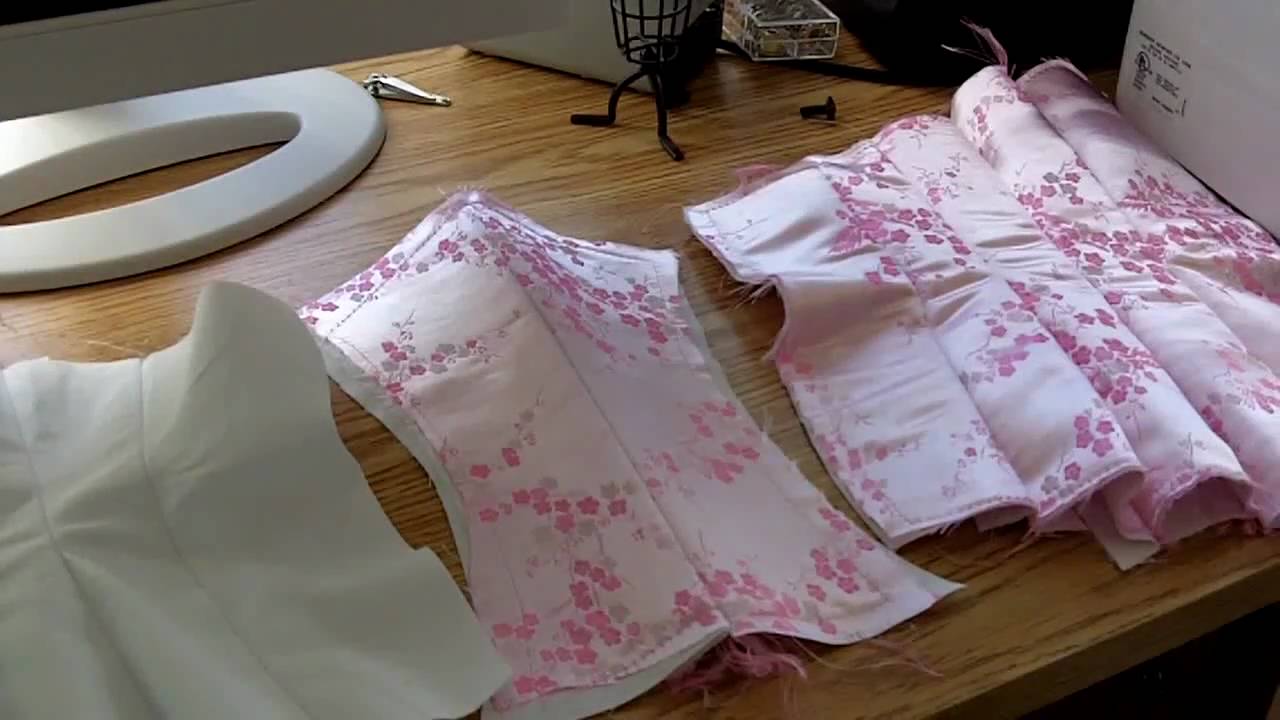 Corset Making: Inserting Waist-Tape (invisible method) | Lucy's Corsetry