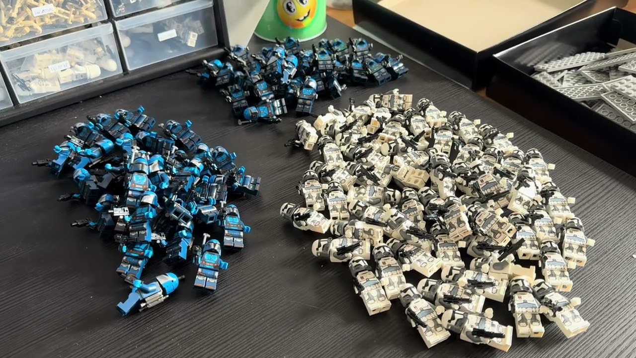 240 LEGO Star Wars Figuren - Part Out 75373, 75386 -  Paz Vizsla, Moff Gideon, Mandalore Battle Pack
