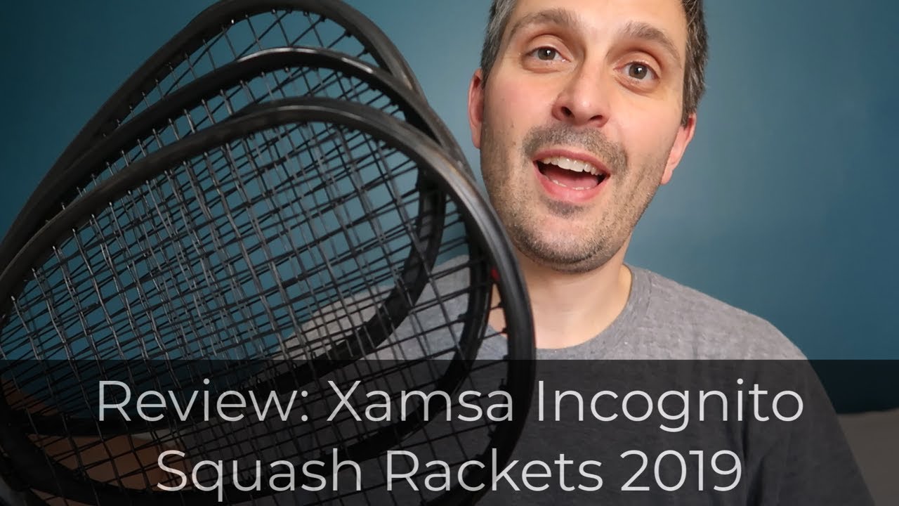 Review: Xamsa Obsidian Incognito and Xamsa Onyx Incognito Squash Rackets