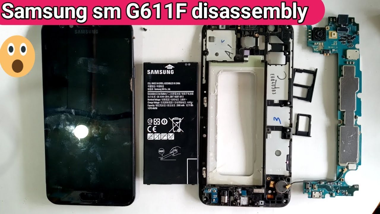 Samsung ( SM-G611F ) Samsung galaxy J7 prime 2 disassembly // Samsung J7 prime e2 Teardown