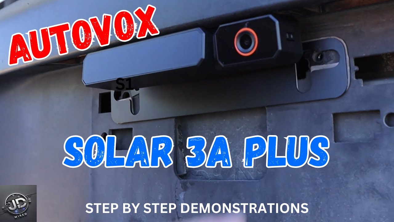 Беспроводная камера заднего вида AUTO-VOX Solar 3A Plus