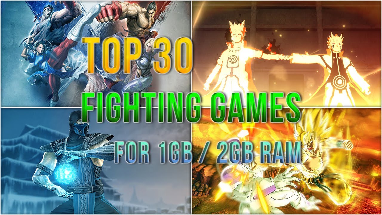 Top 30 Fighting Games for 1GB & 2GB RAM (Low End PC Games)
