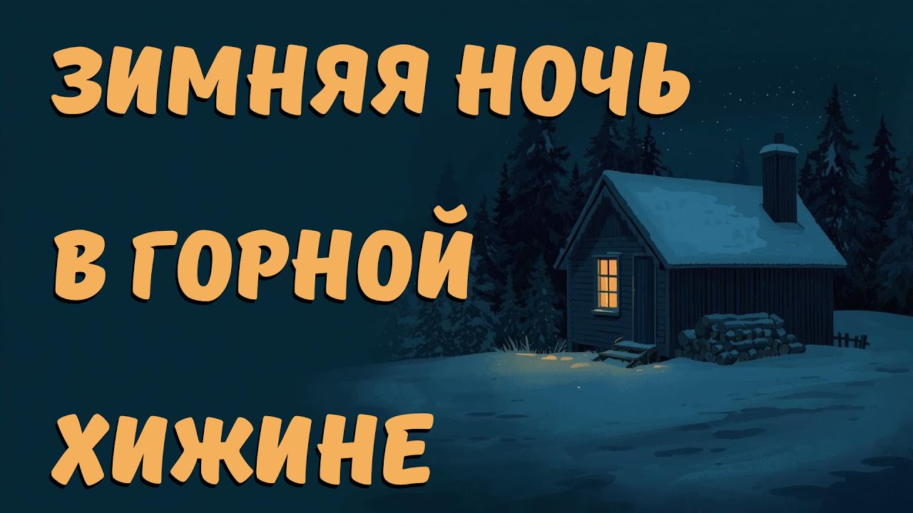 Заснеженная Хижина в Горном Отеле | История для Спокойного Сна