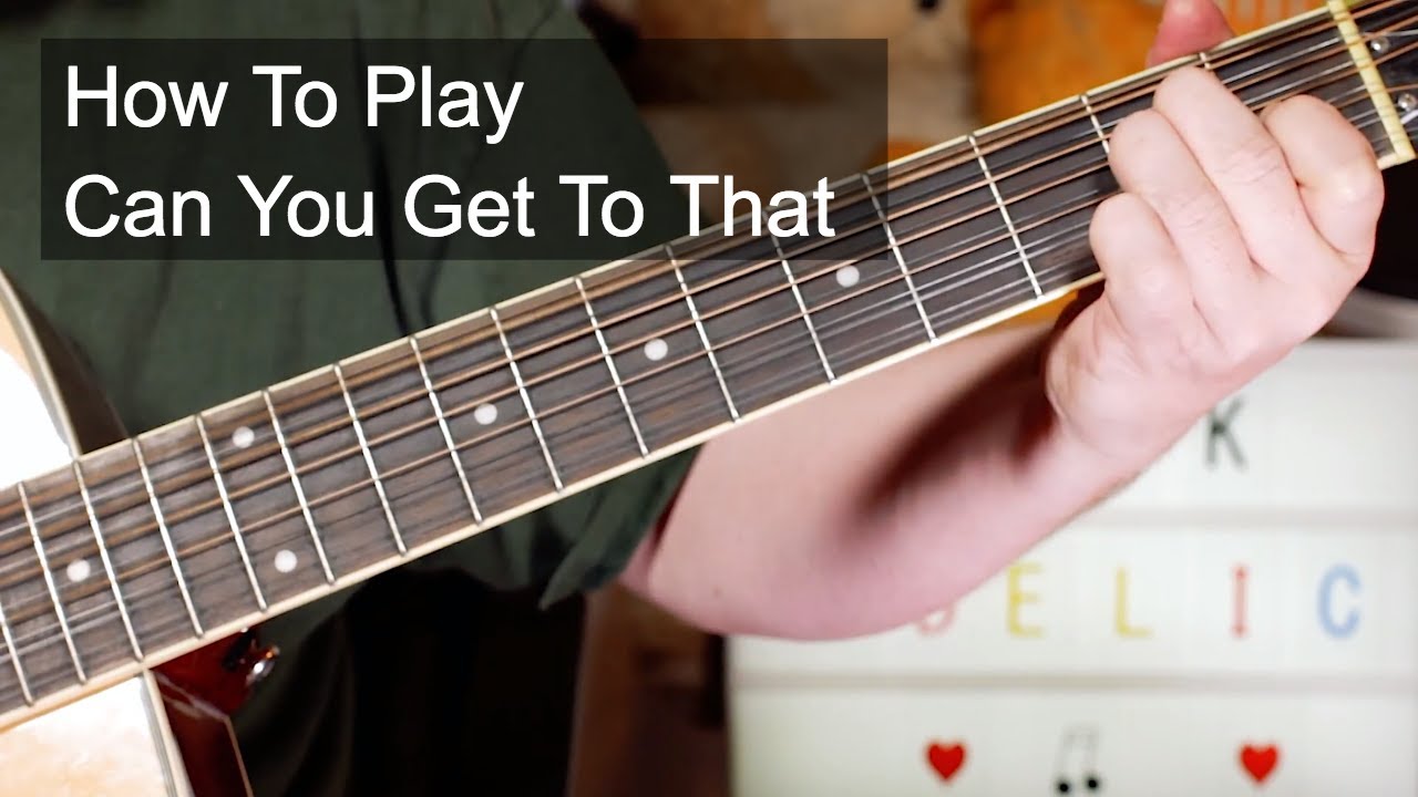 Урок игры на гитаре в стиле Funkadelic «Can You Get To That»
