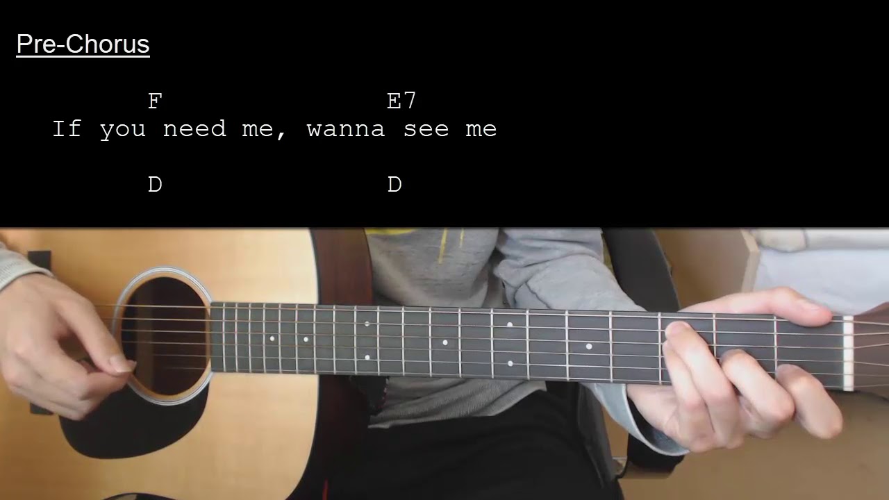 Billie Eilish – listen before i go EASY Guitar Tutorial With Chords / Lyrics