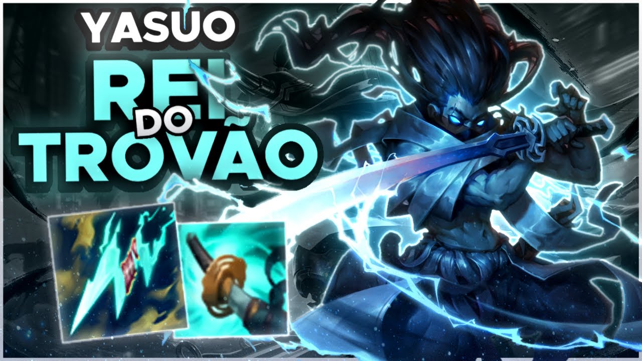 MUITO DANO AP! YASUO REI DO TROVÃO DA HIT KILL EM QUALQUER CARRY!