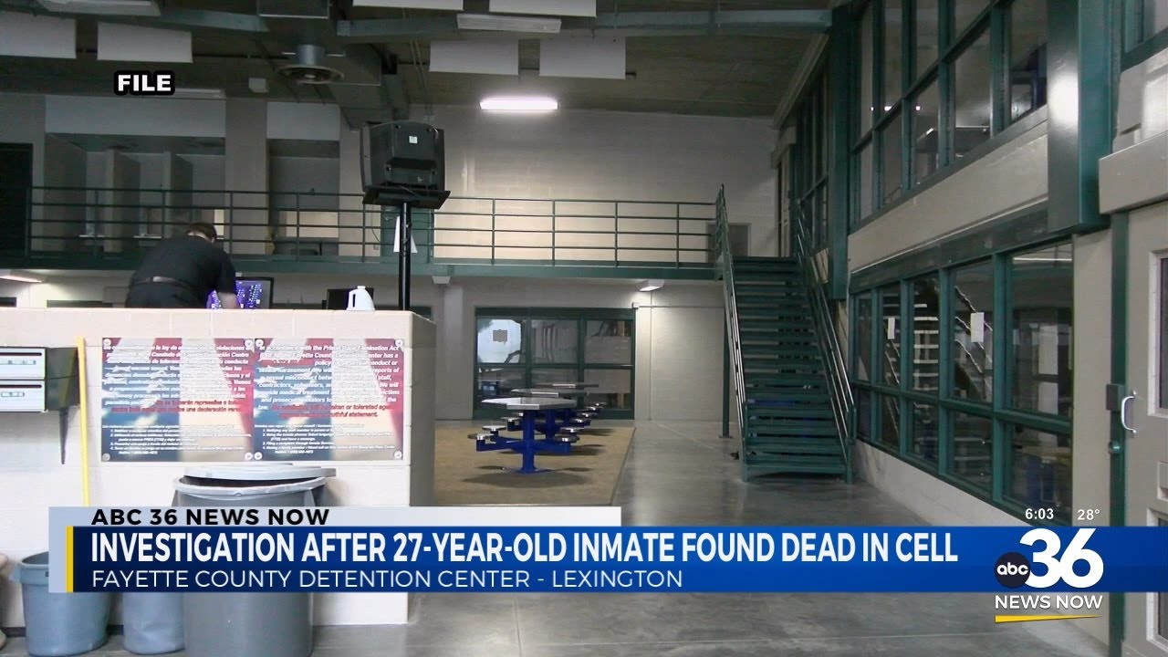 27 Year Old found dead in Fayette County Detention Center