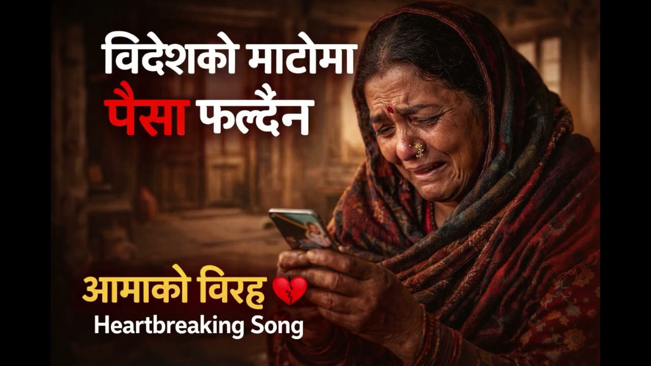 विदेशको माटोमा पैसा फल्दैन | Heartbreaking Nepali Sad Song 2026 | Mother Son Emotional Song 💔