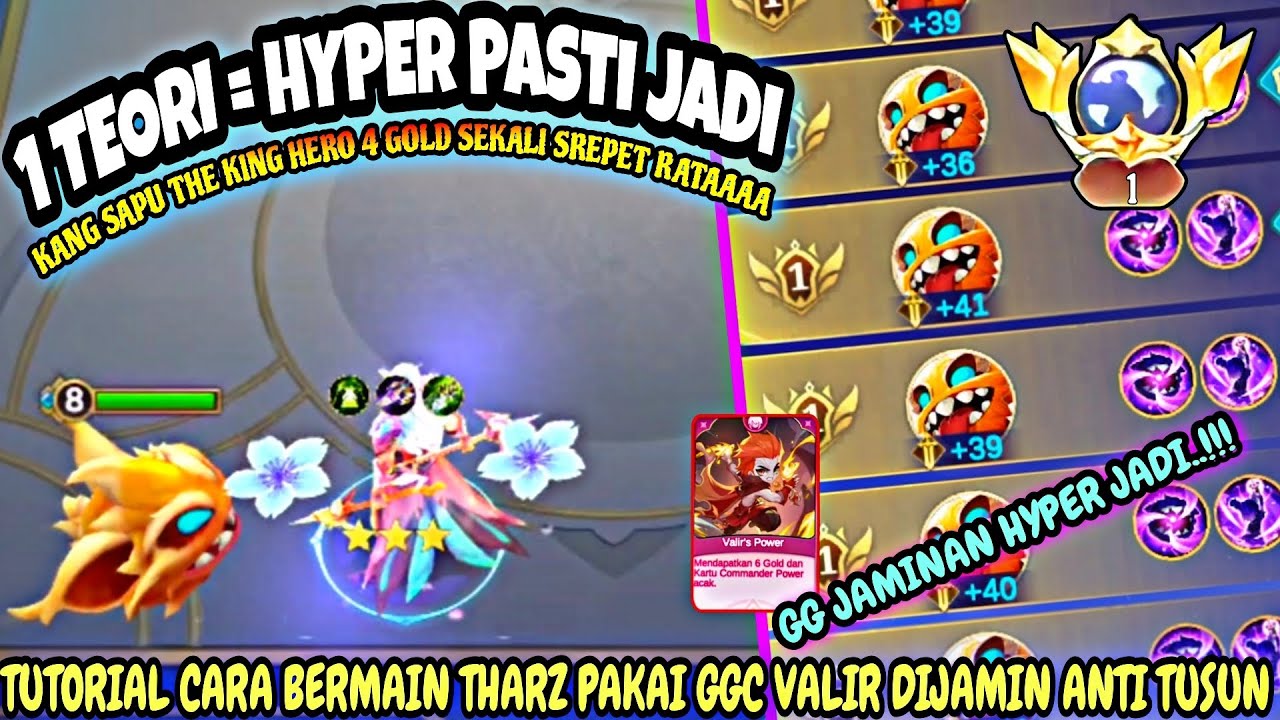 1 TEORI = HYPER PASTI JADI !! GINI CARA MAIN THARZ PAKAI GGC VALIR DIJAMIN ANTI TUSUN - MCGH