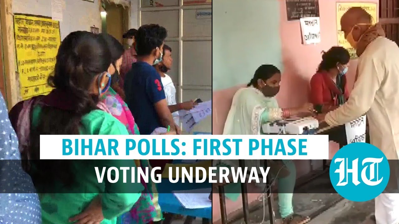 Bihar polls 2020: Voting for first phase underway; over 1,000 candidates in fray