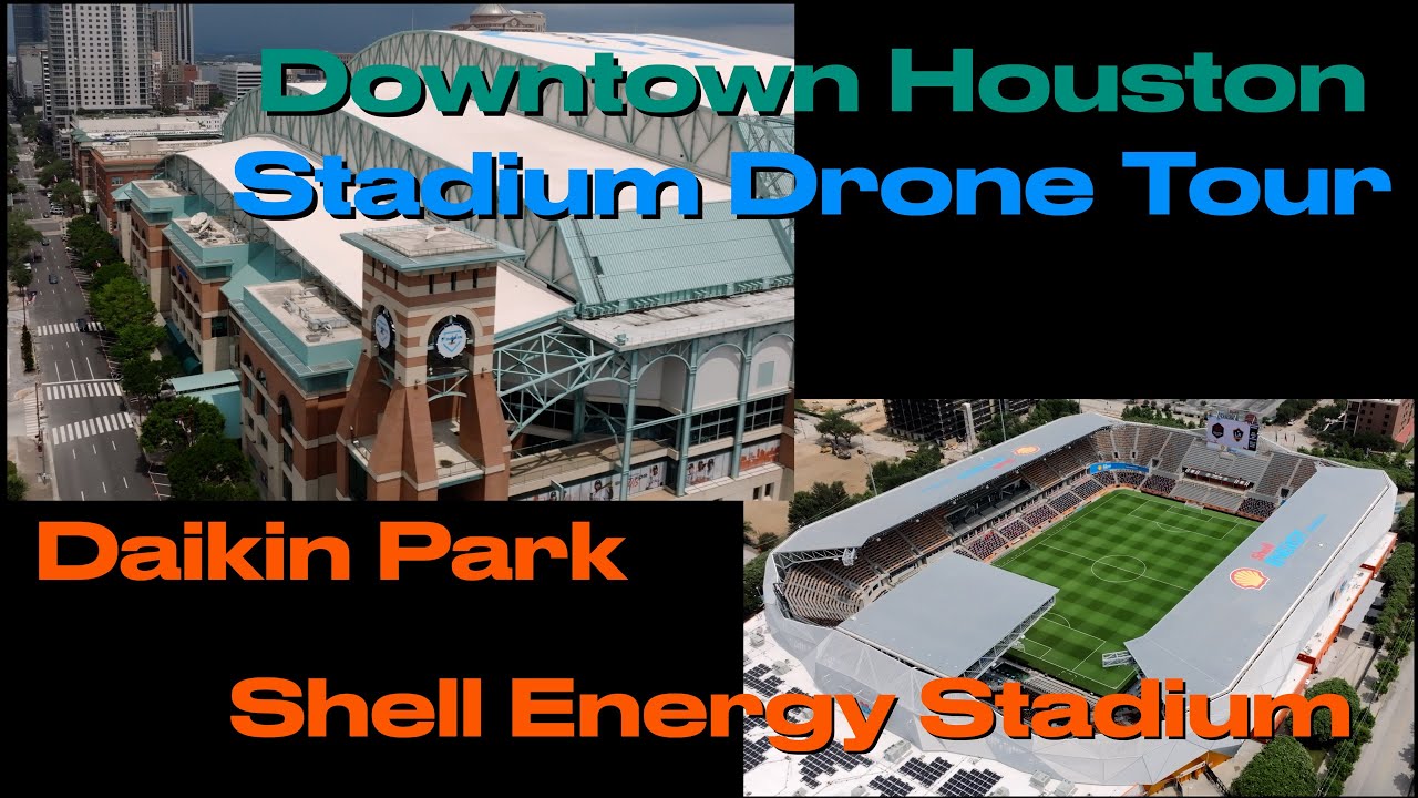 ⚾ ⚽ Daikin Park and Shell Energy Stadium drone flyover | ESPN audition reel