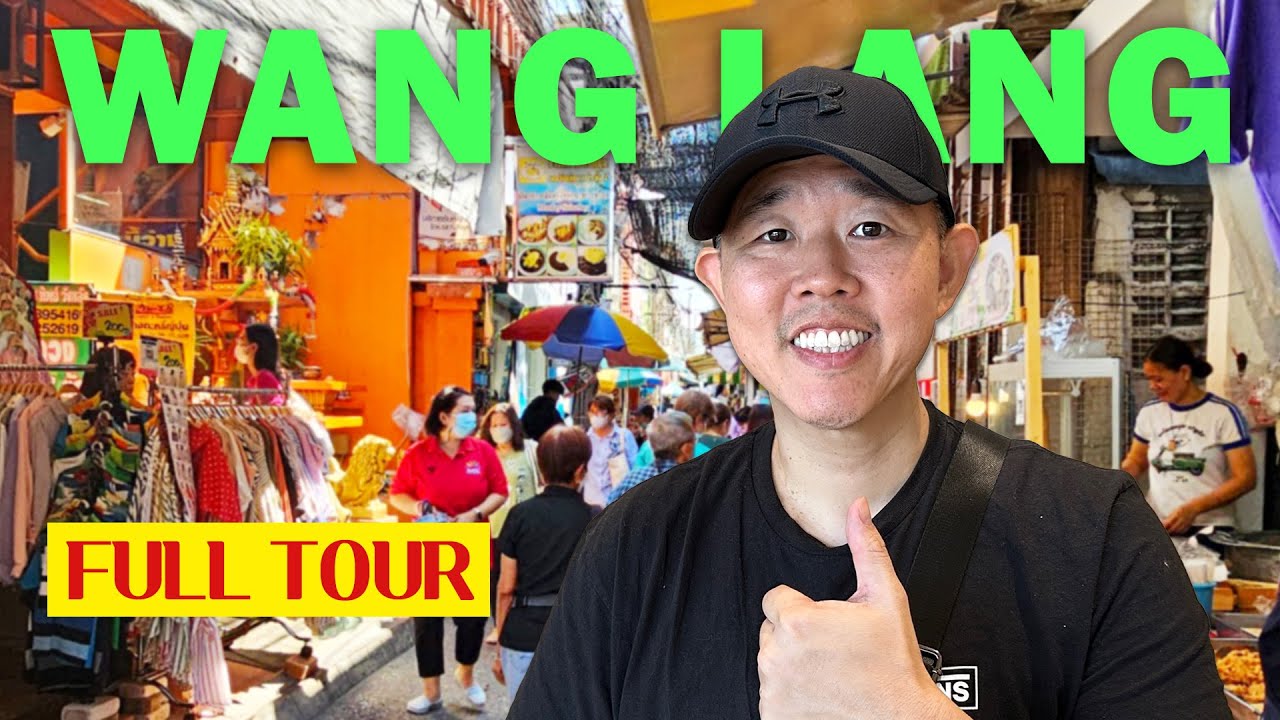 FIRST TIME in Wang Lang Market Bangkok Thailand 🇹🇭 CRAZY EXPERIENCE! 🤪