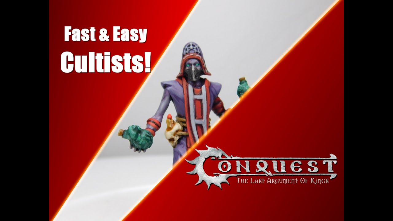 How to Paint Conquest: Old Dominion Cultists