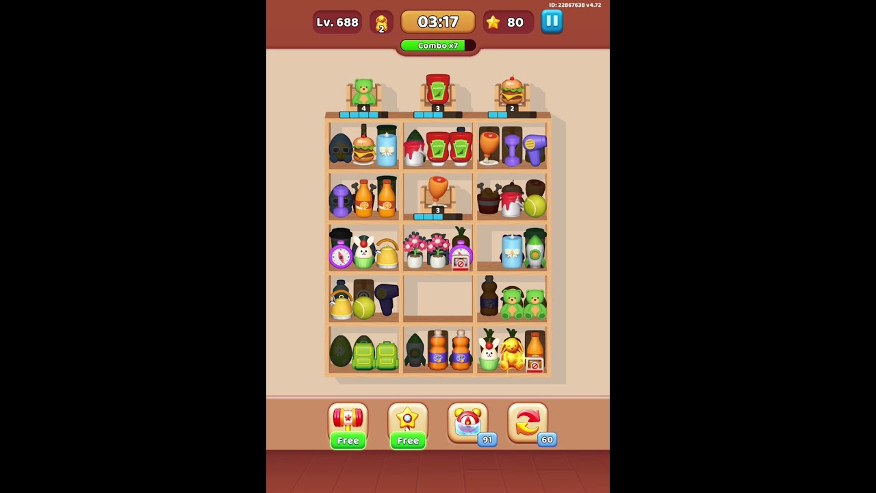Goods sorting level 688