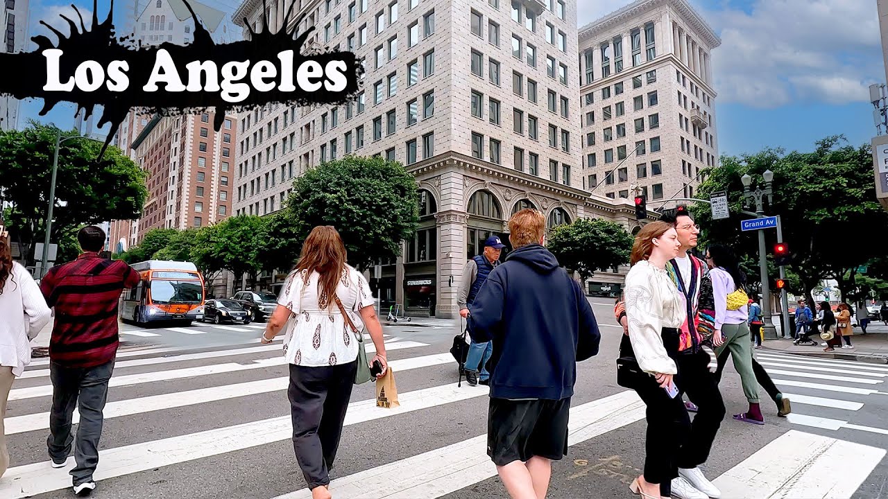 Walking Tour of Financial District in Downtown Los Angeles - California - USA | Travel Guide