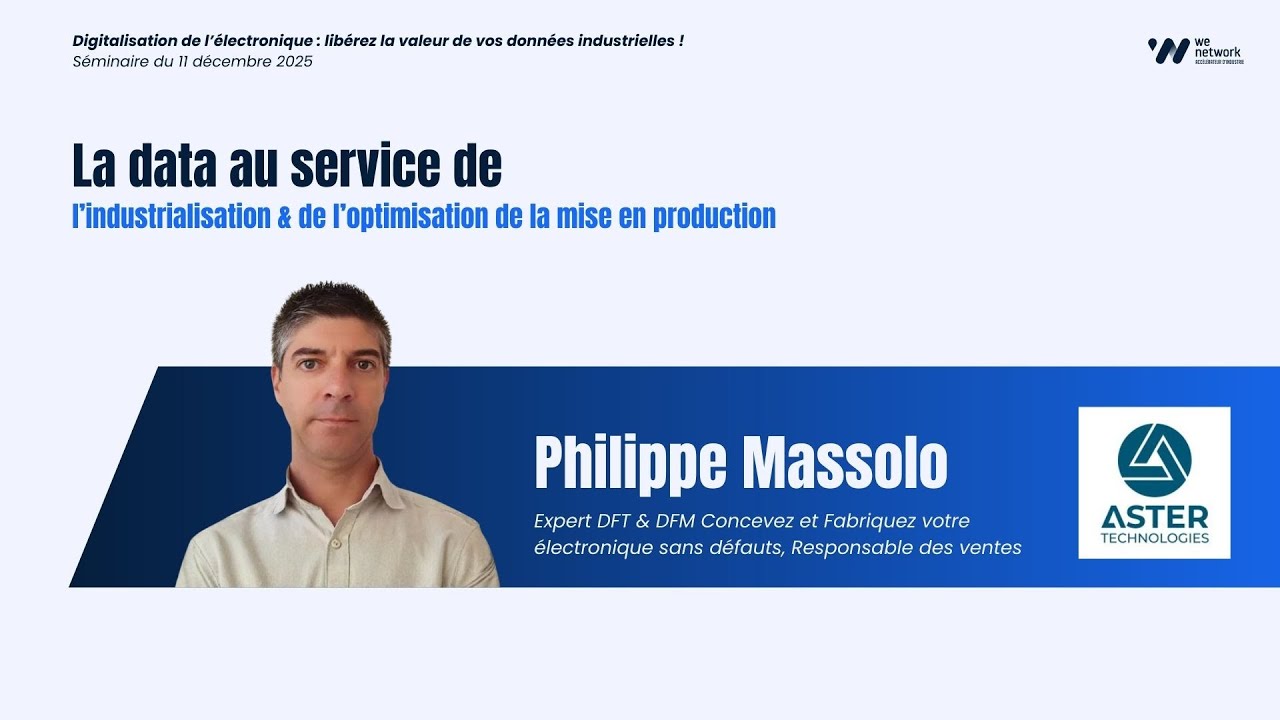 La data au service de l'industrialisation & de l'optimisation de la mise en production