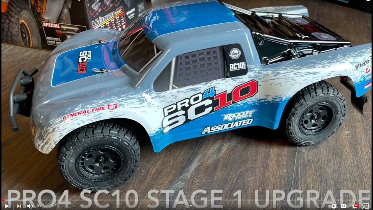 Team Associated Pro4 SC10 Stage 1 Upgrade ! Best Short Course Truck for the Money $$!