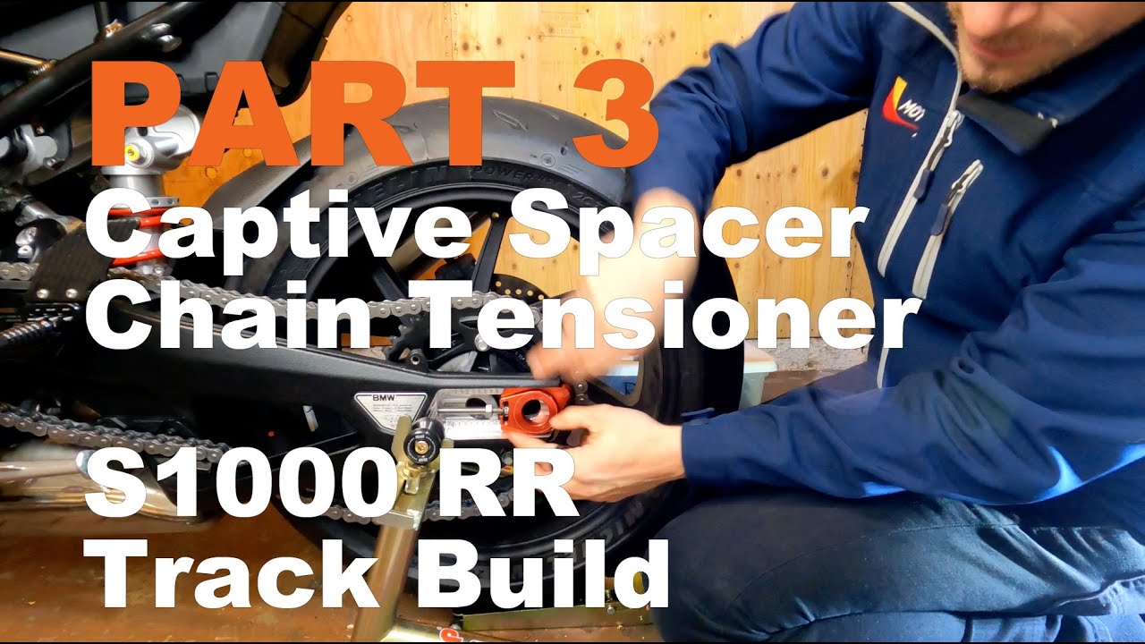 TWM Captive Spacers + Gilles Chain Tensioner - 2022 S 1000 RR Track Build
