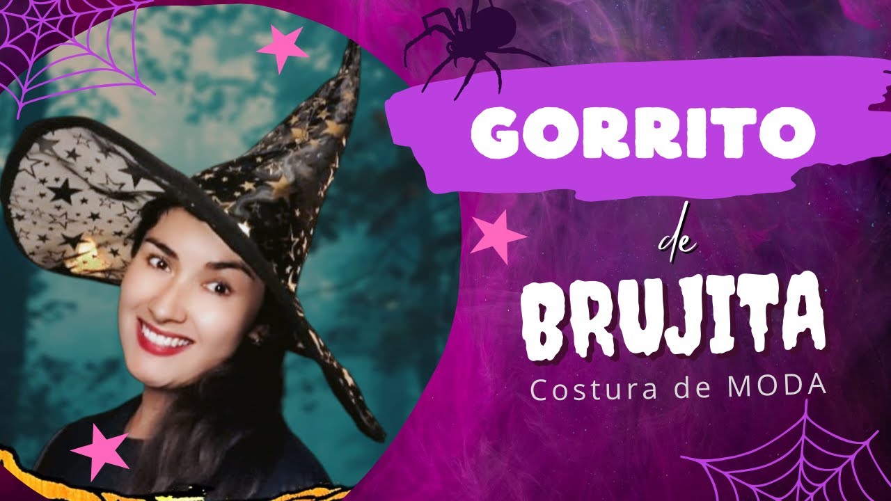 CÓMO HACER UN SOMBRERO DE BRUJITA | @CosturadeMODA