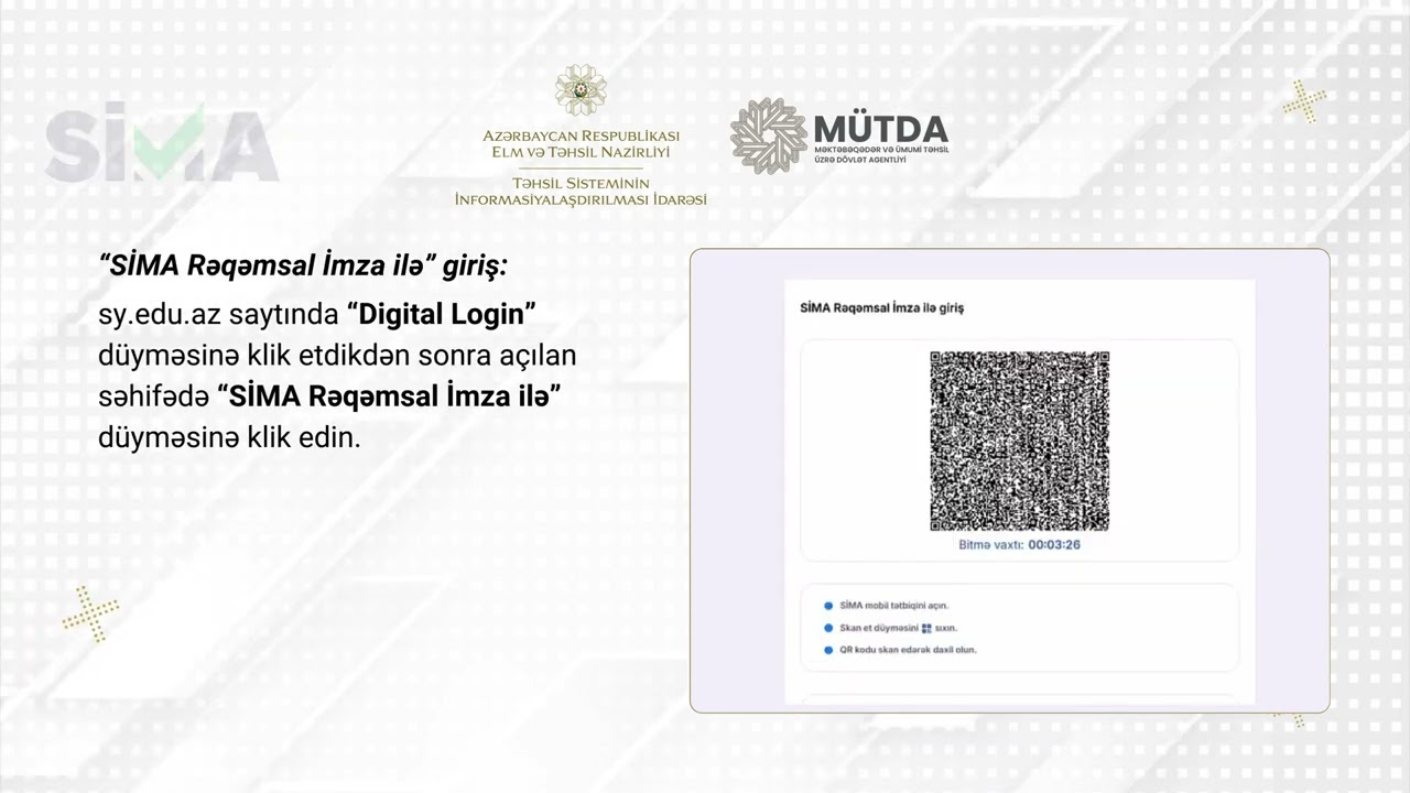 Şagird yerdəyişməsi elektron sisteminə digital loginlə qeydiyyata dair təlimat (sy.edu.az)
