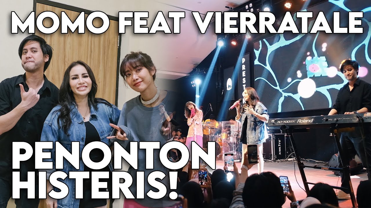 PENONTON HISTERIS!!! DADAKAN MANGGUNG BARENG VIERRATALE #MOMOISBACK
