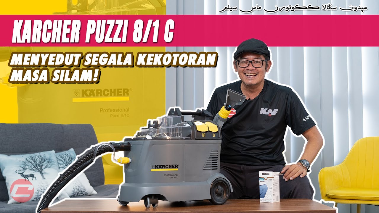 KARCHER PUZZI 8/1 C - PENYEDUT SEGALA KOTORAN MASA SILAM!