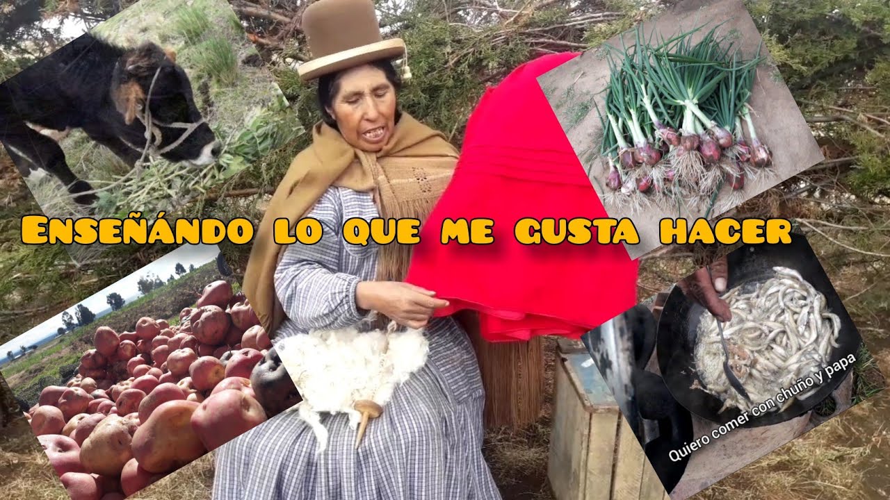 UN DÍA CON MI MAMÁ- MOSTRANDO SU VIDA EN EL CAMPO😊
