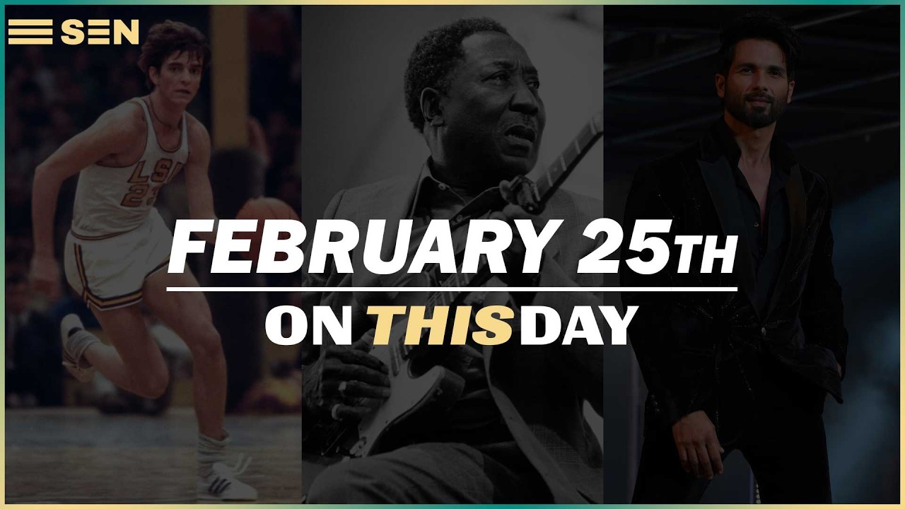 February 25th | On This Day | From Muddy Waters Grammy to Bollywood Legend Shahid Kapoor