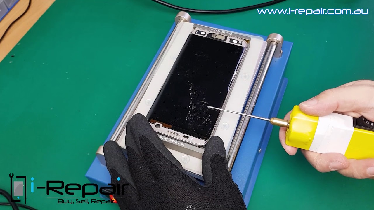 Samsung Galaxy S7 Edge Restoration - Glass repair using Freezer Technology