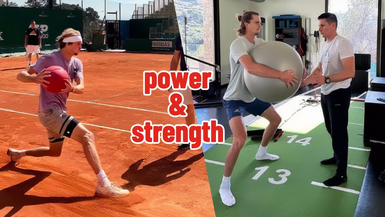 Alexander Zverev 7 Gym Workout for Explosive & Strength