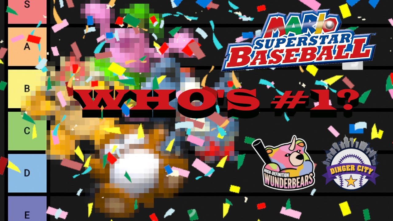 THE OBJECTIVE (kinda) MARIO SUPERSTAR BASEBALL TIERLIST!!!
